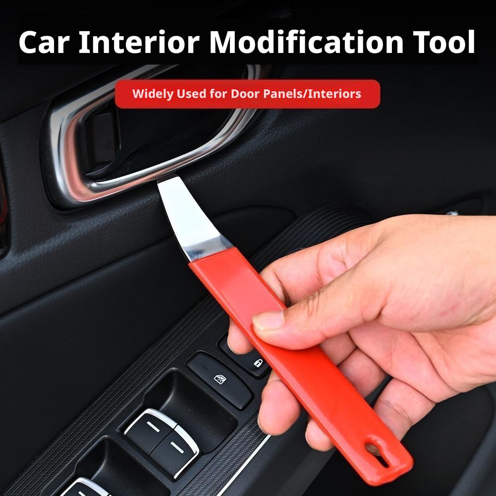 Car Workshop Tools Equipment - 金属製プライバートリム取り外しファスナーリムーバーツールキット車のドアパネルオーディオ端子自動車修理インテリア用