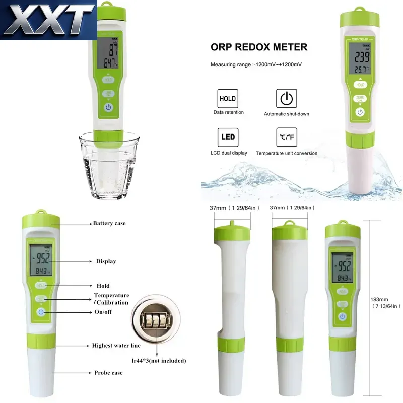 Tools Quality - XXT LCDデジタルペン型テスターツール 水質テスター ATC ORP-100 レドックスORPメーター