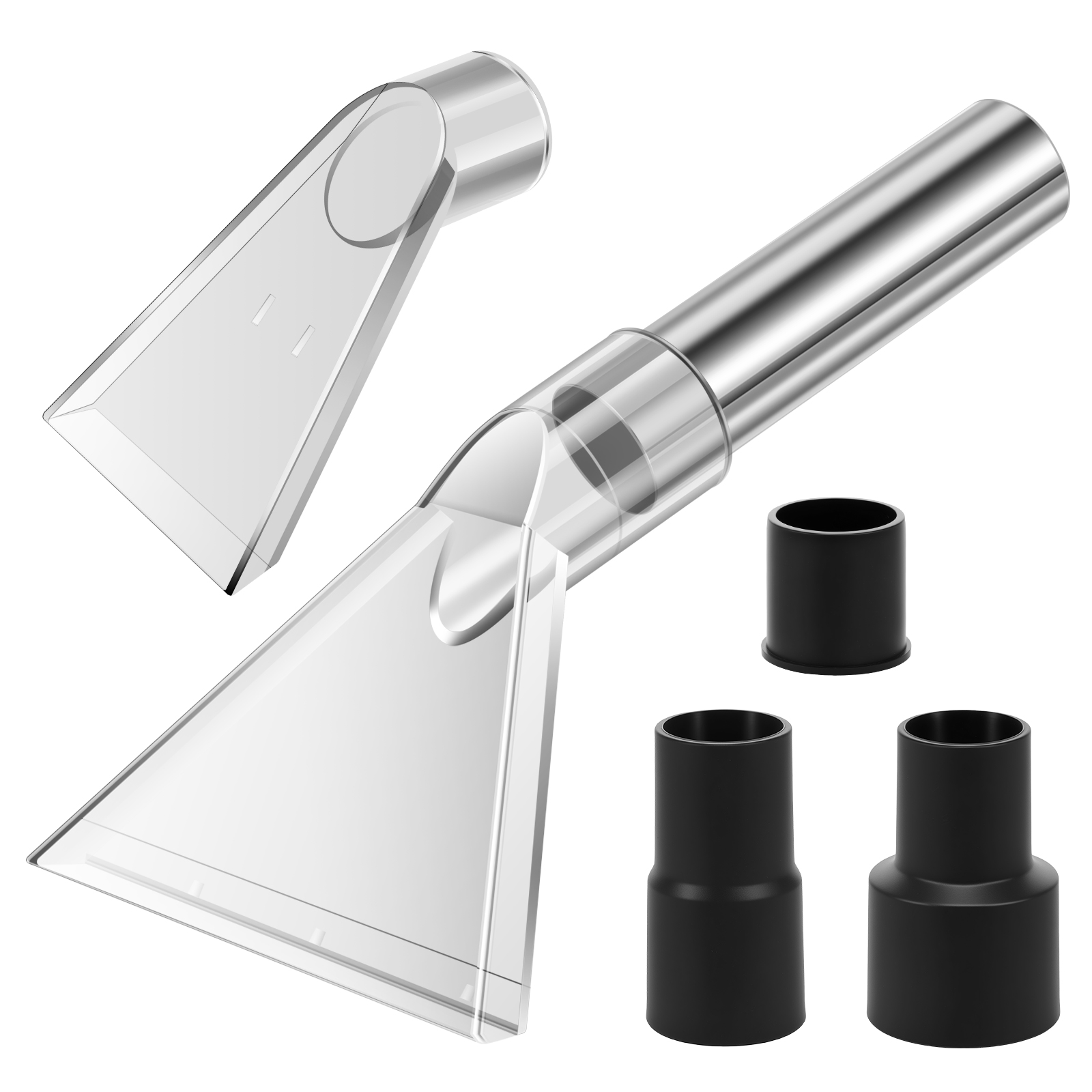 Workshop Tools Youtube - クリア真空抽出ヘッドセット カーペット室内装飾品のクリーニング用 ハンドツール ワークショップ真空アタッチメントアダプター スチールチューブキット