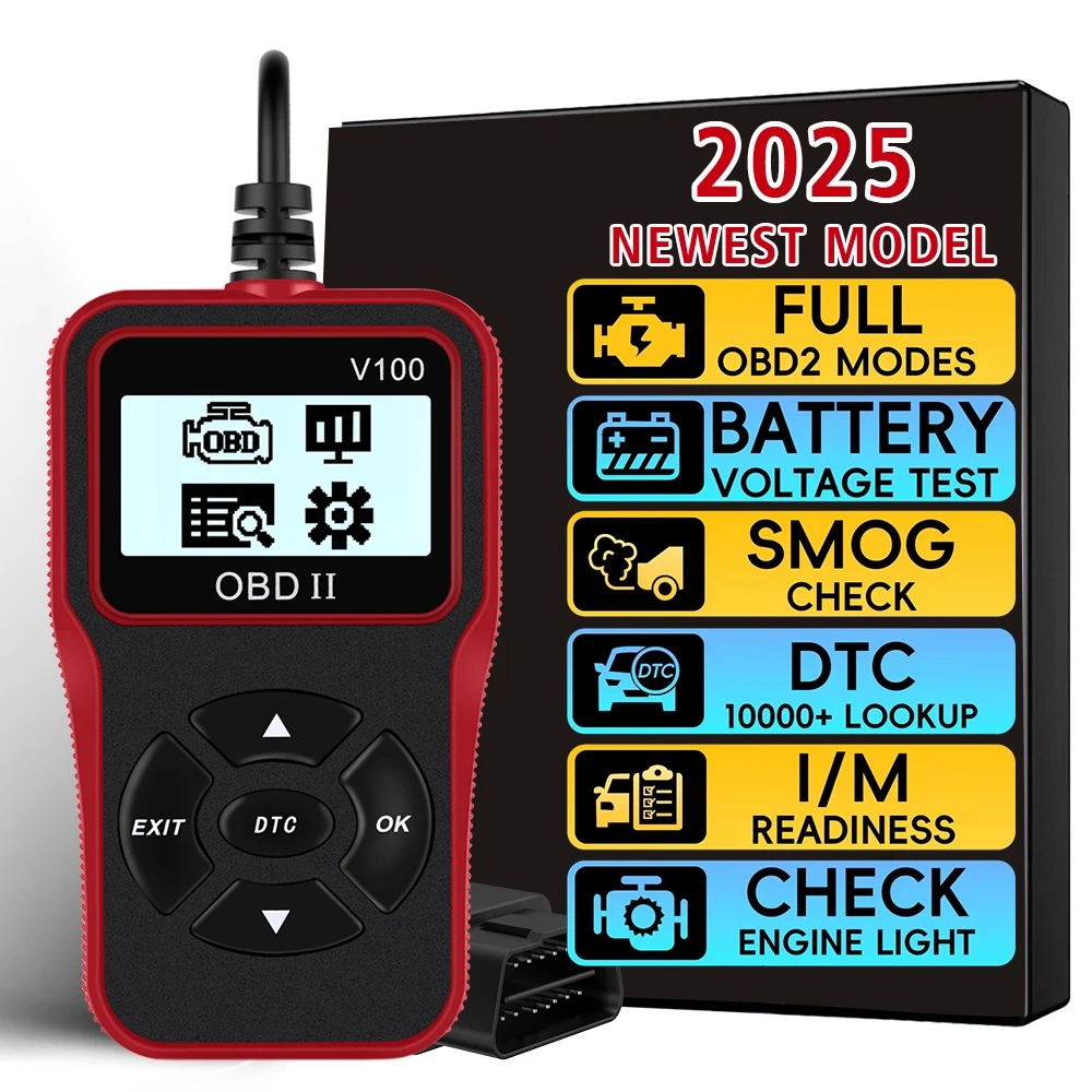 車のスキャナー 12V OBD2 車両用カーアクセサリー部品 - Workshop Tools English のレビューと価格
