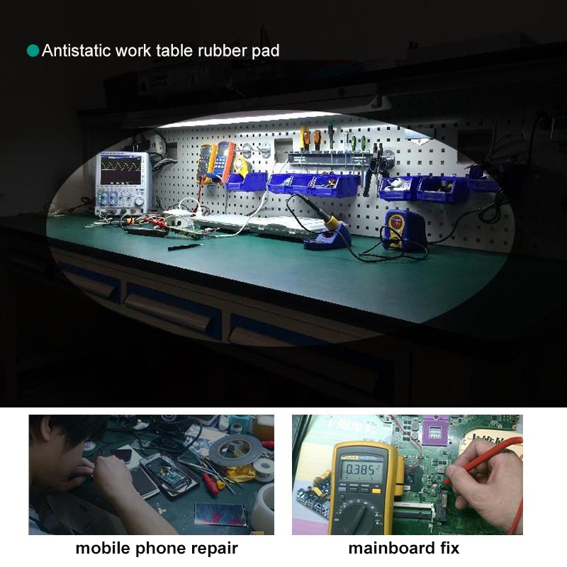 3mmテーブルワークマット 帯電防止ESD PVCゴムパッド - Tools Quality のレビューと価格