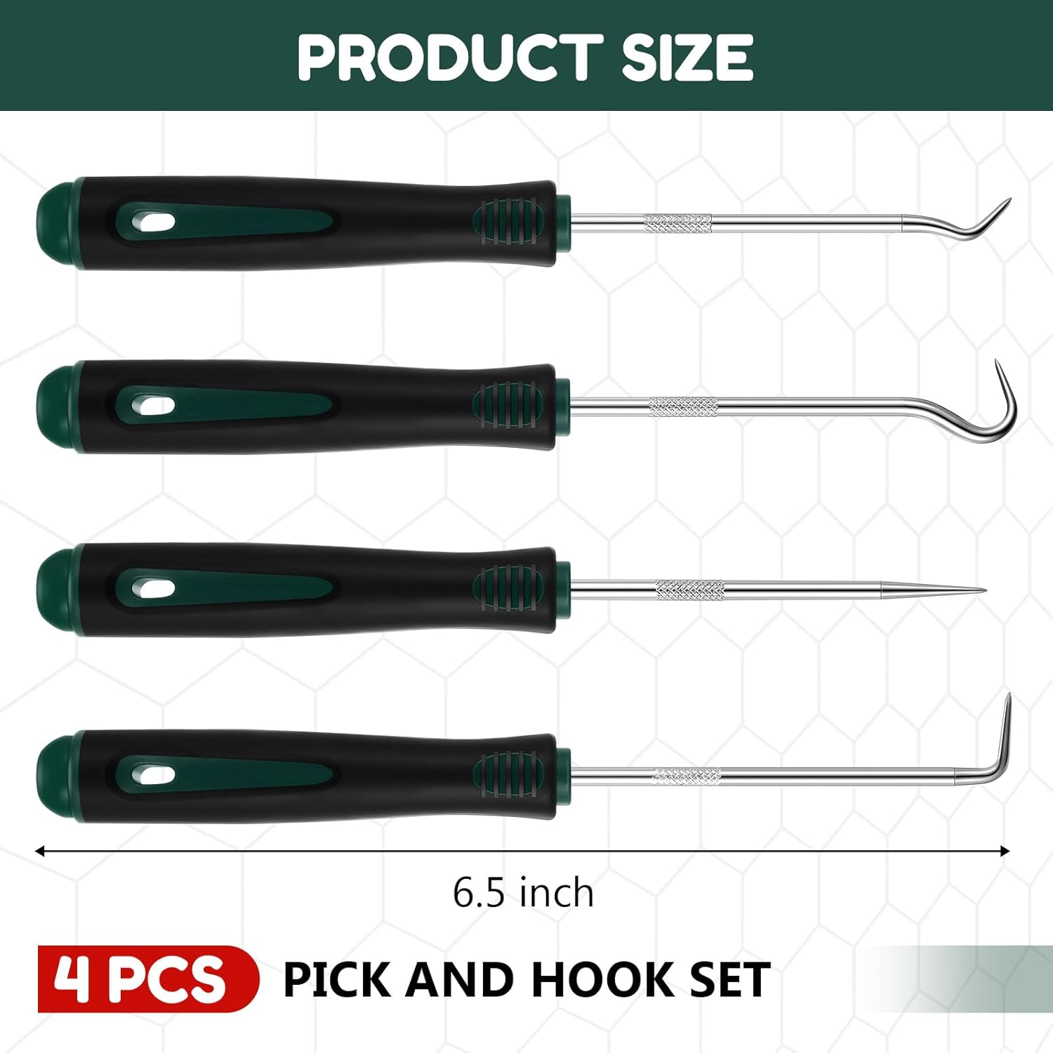 4個入りピックとフックセット精密自動車整備士用ピックツールセ - Car Workshop Tools Equipment のレビューと価格